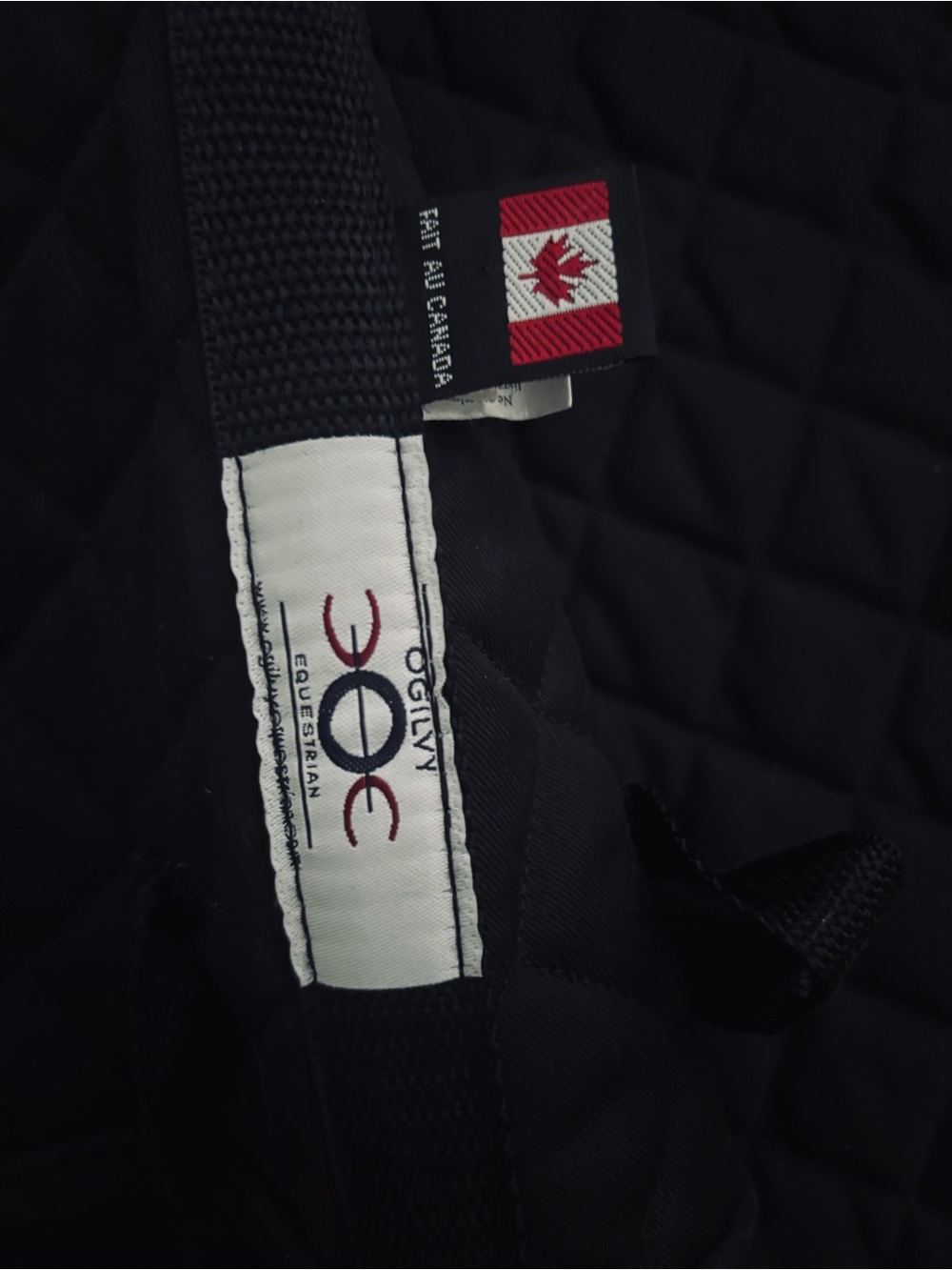 Ogilvy Dressage Baby Pad - Black - Picture 6 of 7